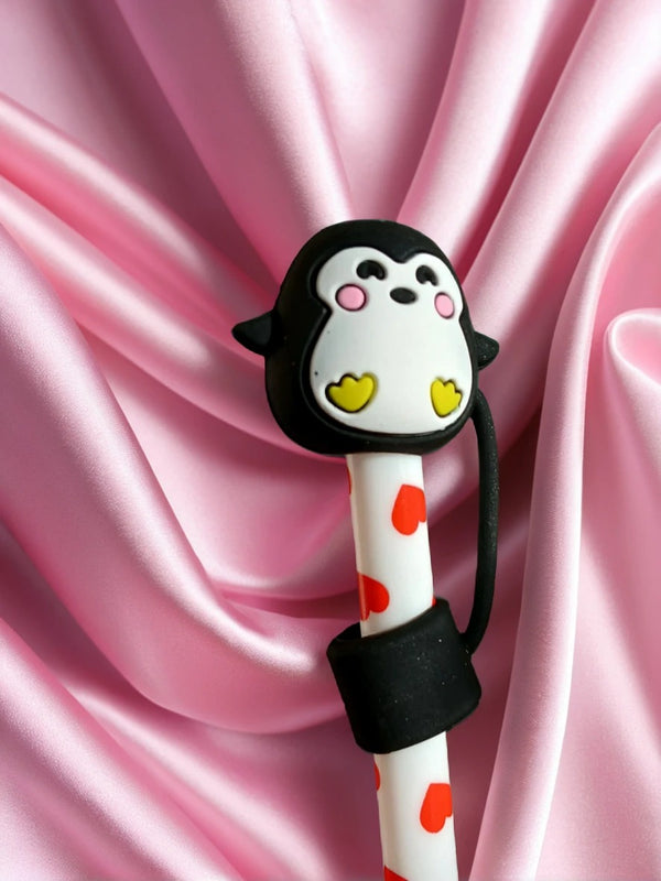 Cute Penguin Straw Topper