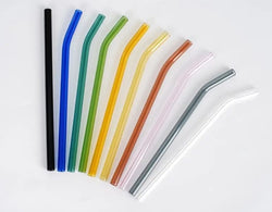 Colourfull Glass Straw