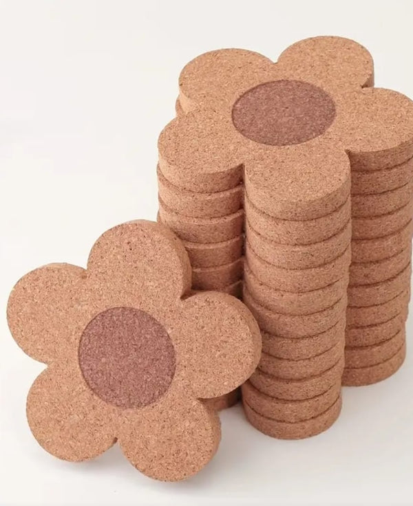 Flower Cork Coaster