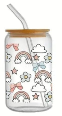 Rainbow Club House 16oz Glass Can