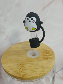 Cute Penguin Straw Topper