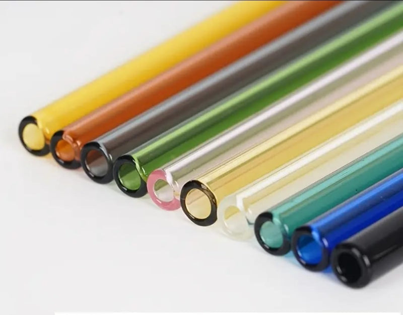 Colourfull Glass Straw