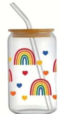 Rainbow Club House 16oz Glass Can