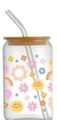 Rainbow Club House 16oz Glass Can