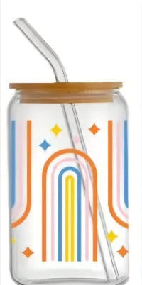 Rainbow Club House 16oz Glass Can