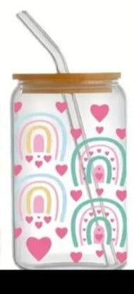 Rainbow Club House 16oz Glass Can